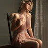 Alluring Lace Mesh Nightgown