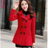 Elegant Office Solid Long Trench Coat