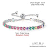 Adjustable Multicolor Charm Bracelet