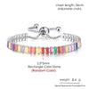Adjustable Multicolor Charm Bracelet