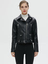 Faux PU Leather Jacket