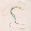 Multi Color Layer Bead Necklace
